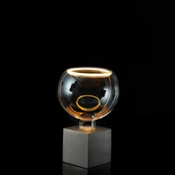 Outlet Cubic Tischleuchte mit LED Floating Globe 150 klar Dekoration|Tischleuchten