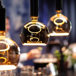 Outlet LED Floating Globe 125 klar E27, 4,5 W, 2200 K, dimmbar E27|Dekorative Leuchtmittel