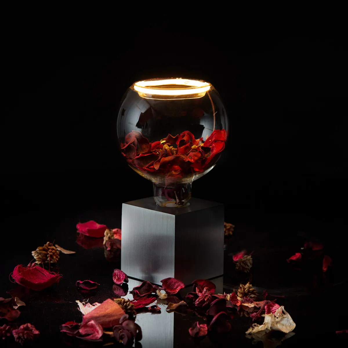 Outlet LED Floating Globe 125 klar E27, 4,5 W, 2200 K, dimmbar E27|Dekorative Leuchtmittel