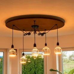 Best LED Floating Globe 150 klar E27, 4,5 W, 2200 K, dimmbar E27|Dekorative Leuchtmittel