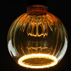 Discount LED Floating Globe 125 straight Gold E27, 4 W, 2200 K, dimmbar E27|Dekorative Leuchtmittel