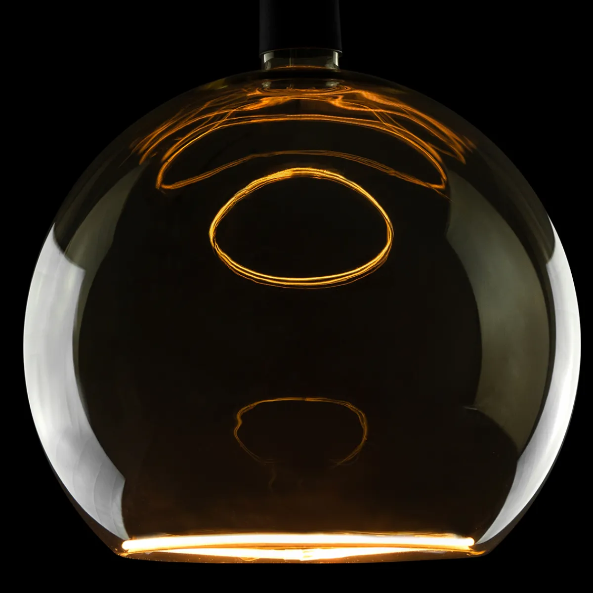 Clearance LED Floating Globe 300 smokey grau E27, 8 W, 1900 K, dimmbar E27|Dekorative Leuchtmittel