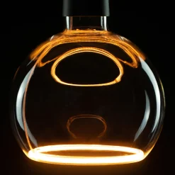 Sale LED Floating Globe 150 smokey grau E27, 6 W, 1900 K, dimmbar E27|Dekorative Leuchtmittel