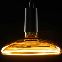 Best LED Floating Reflektor R200 smokey grau E27, 6 W, 1900 K, dimmbar E27|Dekorative Leuchtmittel