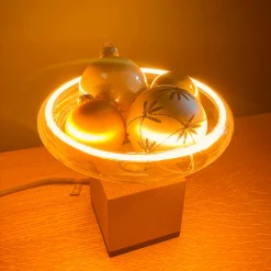 Best LED Floating Reflektor R200 smokey grau E27, 6 W, 1900 K, dimmbar E27|Dekorative Leuchtmittel