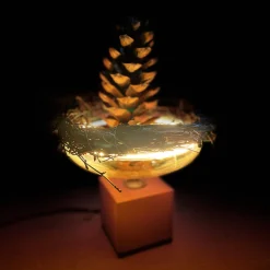 Best LED Floating Reflektor R200 smokey grau E27, 6 W, 1900 K, dimmbar E27|Dekorative Leuchtmittel