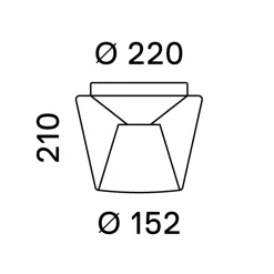 Annex Ceiling Medium LED Deckenleuchte Schlafzimmer|Küche