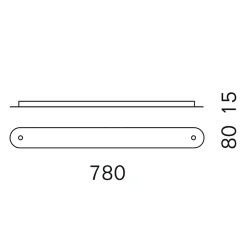 Clearance Baldachinprofil 2 für Pendelleuchten Montagezubehör