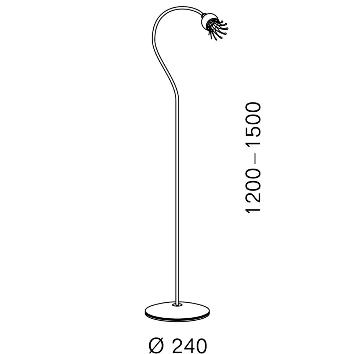 Best Poppy Floor 1 Stehleuchte Stehleuchten|Schlafzimmer