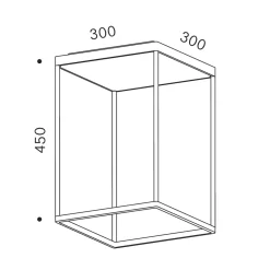Online Reflex² Ceiling M 450 LED Deckenleuchte, schwarz Deckenleuchten|Flur
