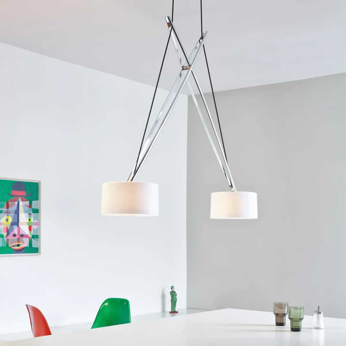 Clearance Twin Suspension Pendelleuchten