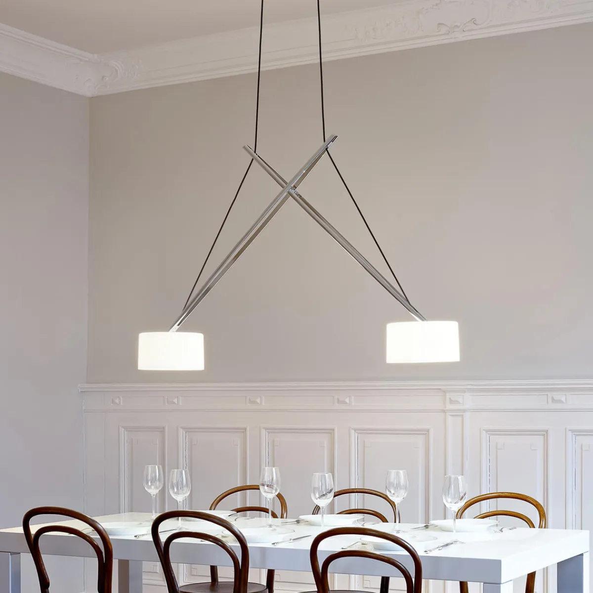 Clearance Twin Suspension Pendelleuchten