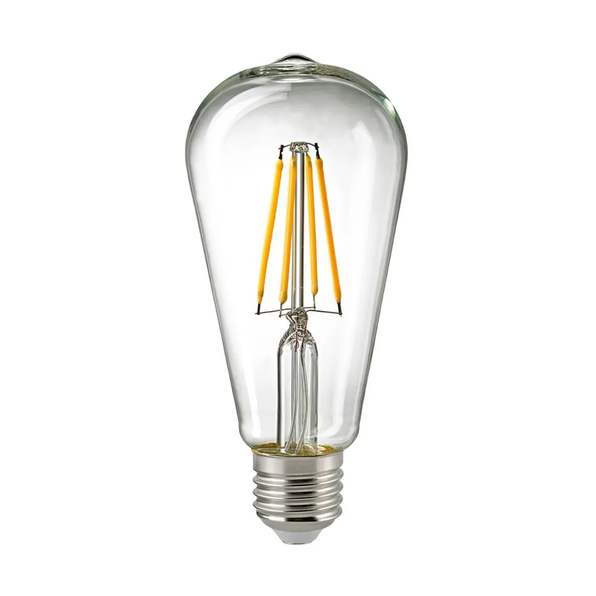 Discount LED Filament Edison Lampe E27 klar, 7 W, Dim-to-Warm E27|Dekorative Leuchtmittel