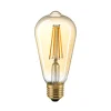 Discount LED Filament Edison Lampe E27 Gold, 4,5 W, 2500 K, dimmbar E27|Dekorative Leuchtmittel
