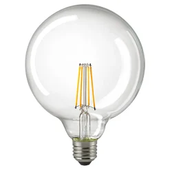 Discount LED Filament Globelampe E27 klar, 7 W, 2700 K, dimmbar E27|Led-Lampen