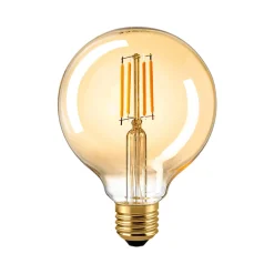 New LED Filament Globelampe E27 Gold, 4,5 W, 2500 K, dimmbar E27|Led-Lampen