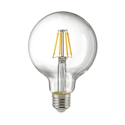 Online LED Filament Globelampe E27 klar, 9 W, 2700 K, dimmbar E27|Led-Lampen