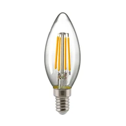 Sale LED Filament Kerze E14 klar, 4,5 W, Dim-to-Warm E14|Led-Lampen