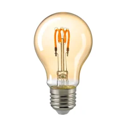 Sale LED Filament Normallampe Curved E27 Gold, 2,5 W, 1800 K, dimmbar E27|Dekorative Leuchtmittel