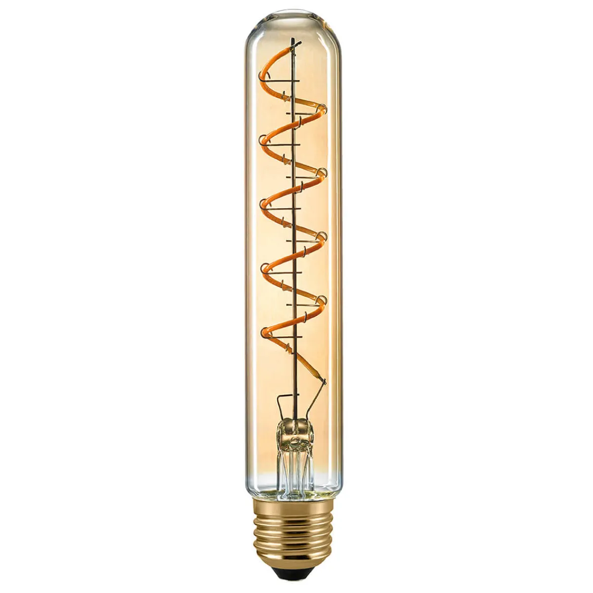 New LED Filament Röhrenlampe Curved E27 Gold, 4 W, 1800 K, dimmbar E27|Dekorative Leuchtmittel