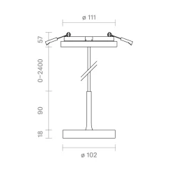 Nivo LED Einbau-Pendelleuchte Pendelleuchten|Objektbeleuchtung