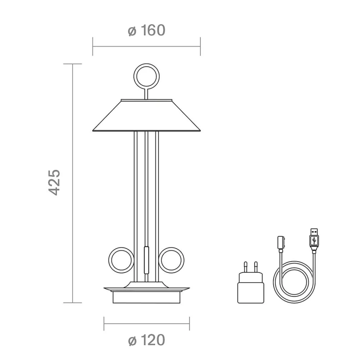 Nudiderot LED Akkuleuchte Dekorative Leuchten|Akkuleuchten