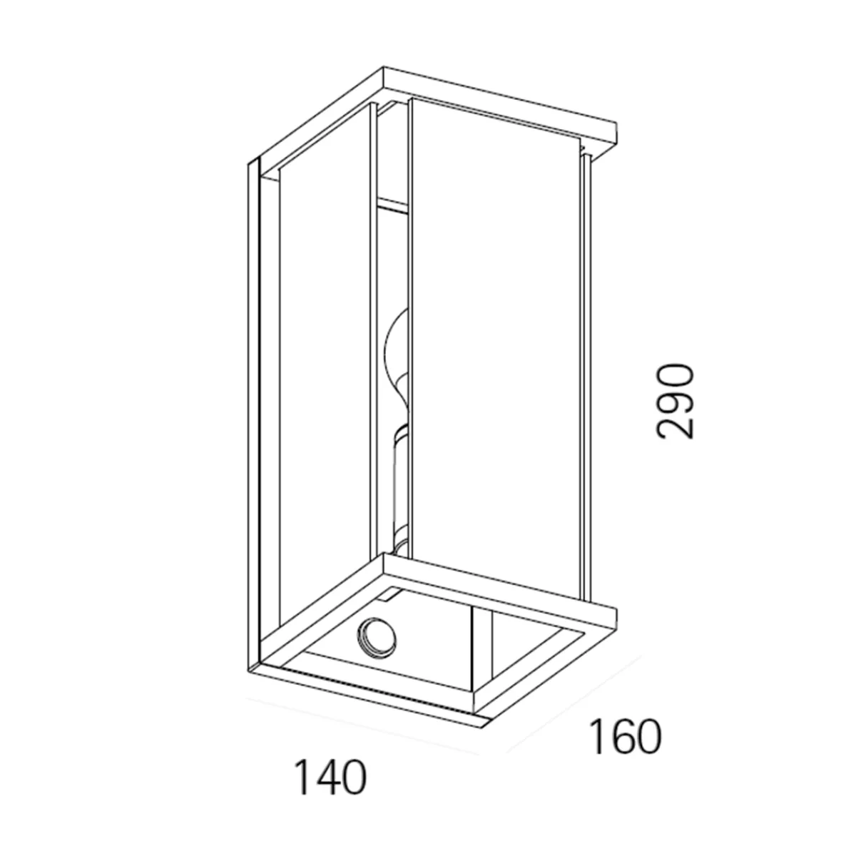 Nulatern Außenwandleuchte Terrassen|Hauseingänge