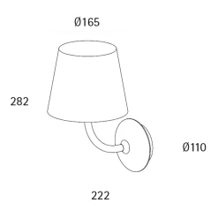 Best Nupara LED Außenwandleuchte, Rückläufer Wandleuchten