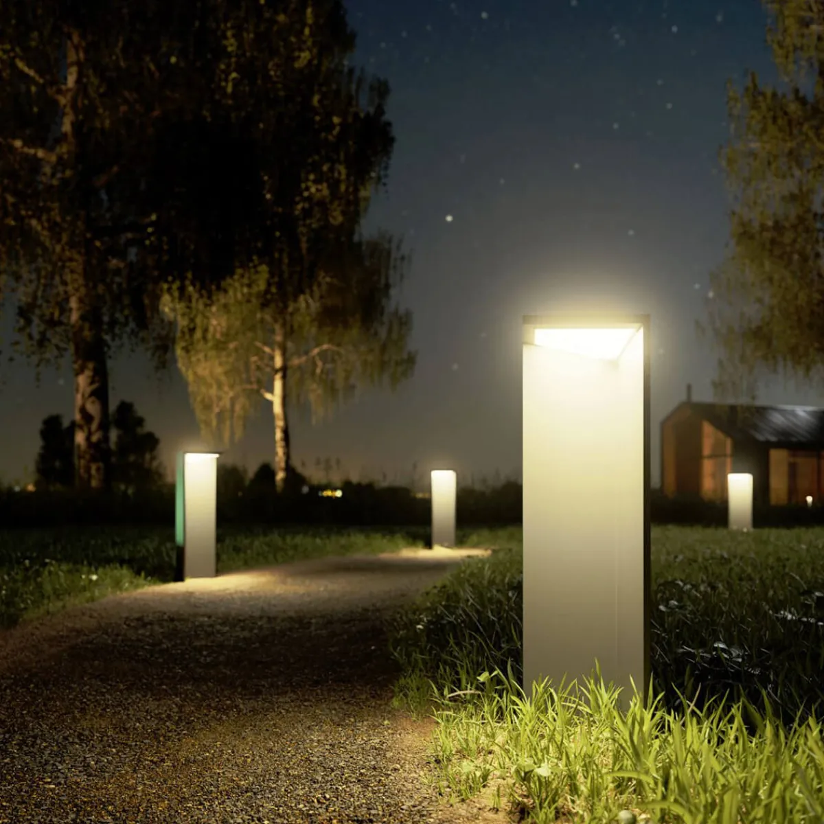 Nusolar LED Akku-Solarleuchte Terrassen|Stehleuchten