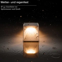 Clearance Nutalis mini LED Akkuleuchte / Akku-Wandleuchte Terrassen|Dekorative Leuchten