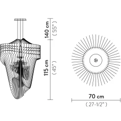 Outlet Aria Suspension Large Pendelleuchten|Wohnzimmer