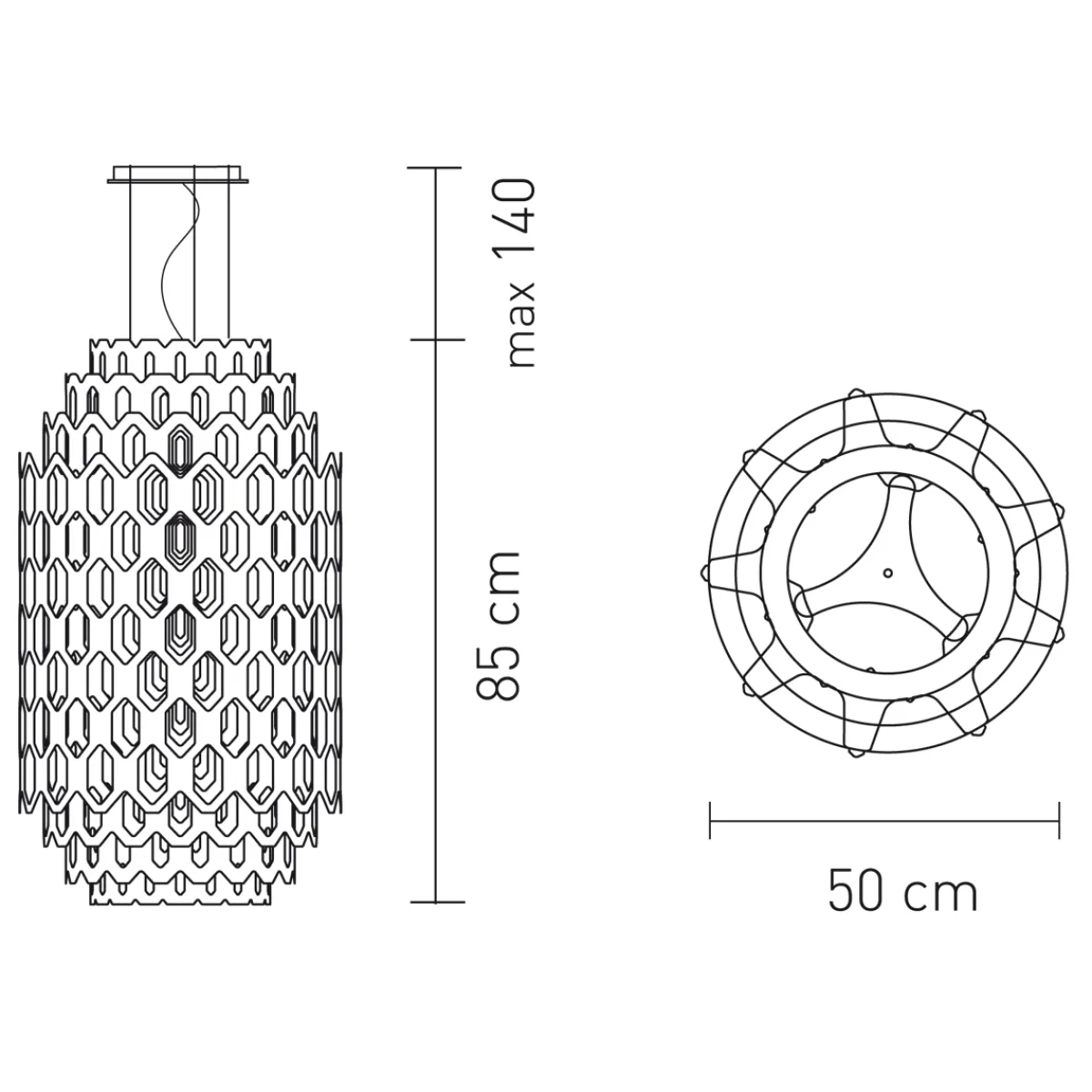 Online Chantal Suspension Medium Pendelleuchten