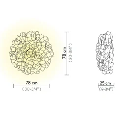 Discount Clizia Ceiling / Wall Large Wohnzimmer|Schlafzimmer