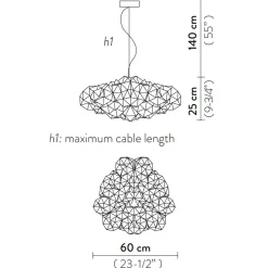 Sale Drusa Suspension Pendelleuchten|Wohnzimmer