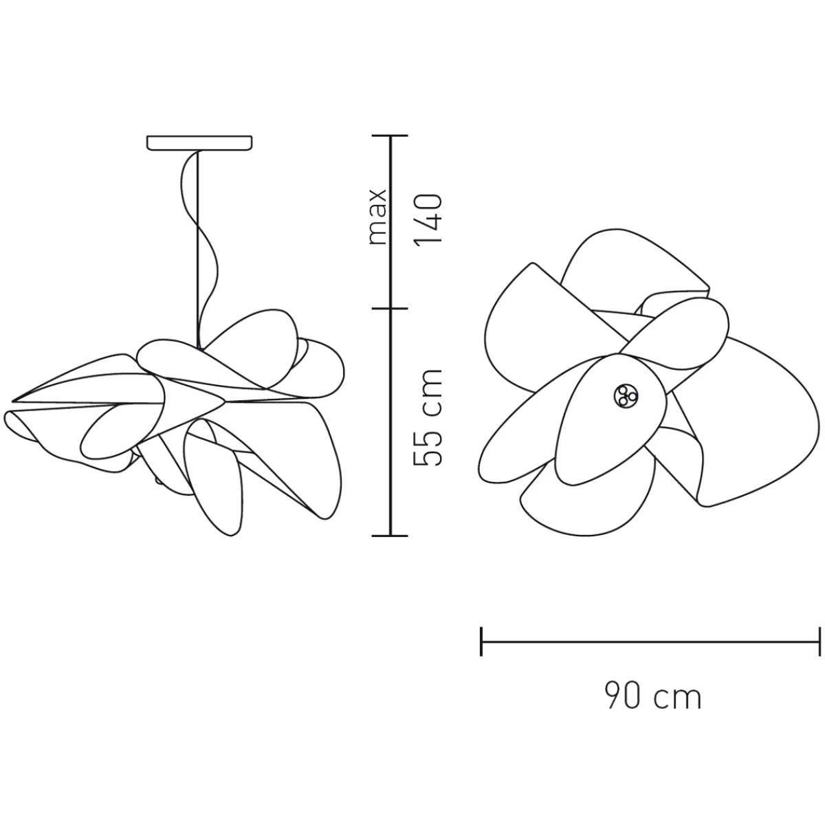etoile LED Suspension Wohnzimmer|Essbereiche