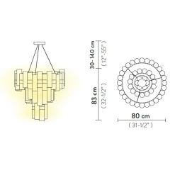 Hot La Lollo LED Suspension XL Hotellerie|Gastronomie