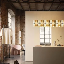 New La Lollo LED Suspension Linear 140 Gastronomie|Essbereiche