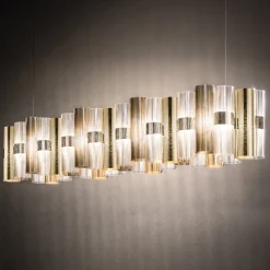 New La Lollo LED Suspension Linear 140 Gastronomie|Essbereiche