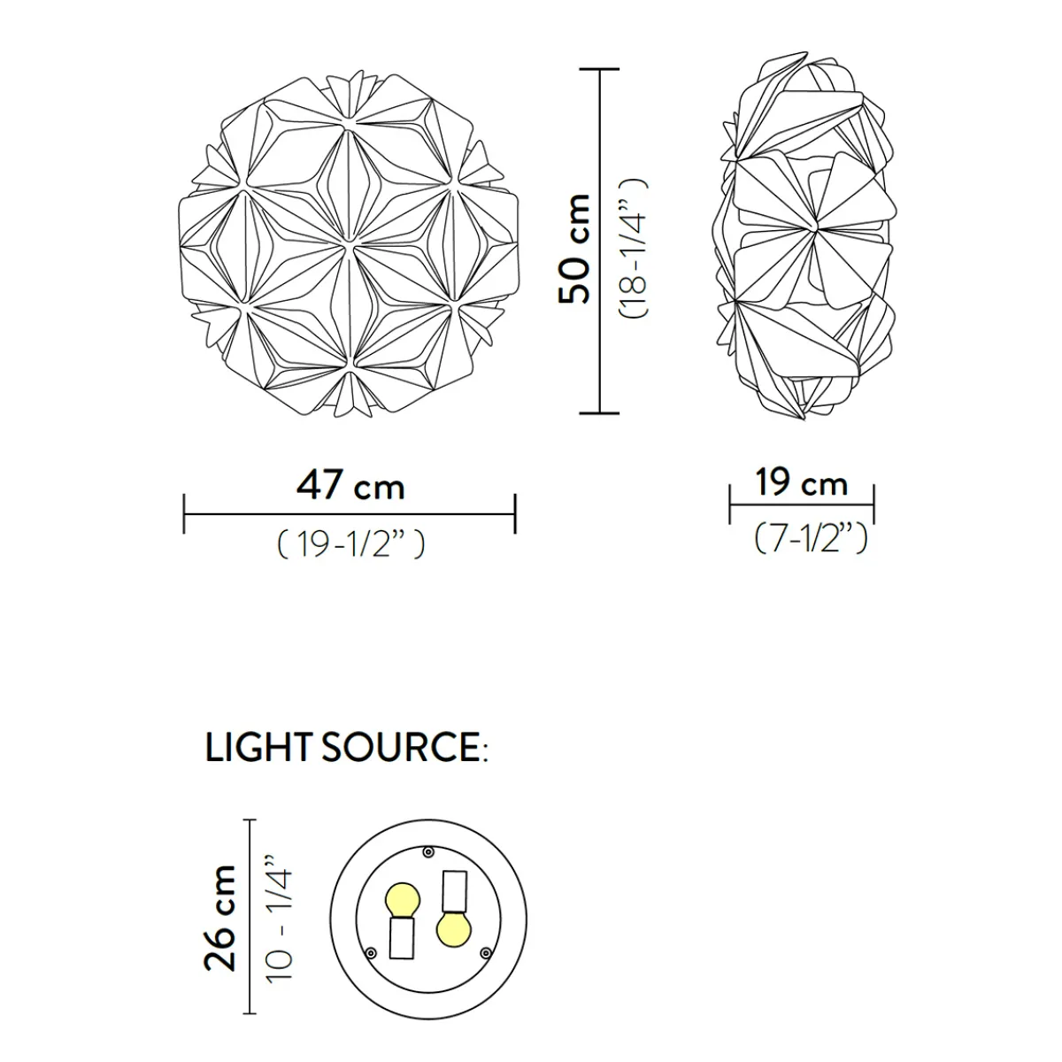 Discount La Vie Ceiling / Wall Medium Wohnzimmer|Schlafzimmer