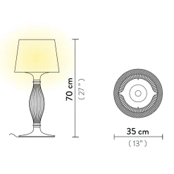 Outlet Liza Table Tischleuchten|Schlafzimmer