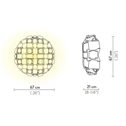 Hot Mida Ceiling / Wall Large Hotellerie|Wandleuchten