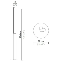 Sale Modula Twisted LED Floor Stehleuchten|Schlafzimmer