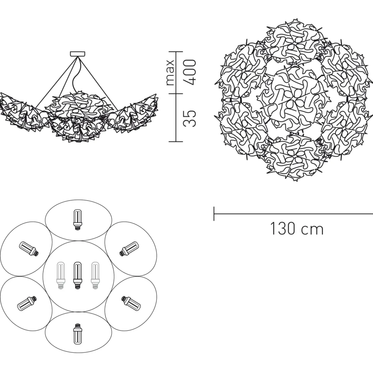 Online Veli 7 Suspension Pendelleuchten|Wohnzimmer