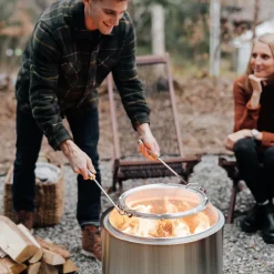 New Bonfire 2.0 Feuerschale mit Standfuß, Komplett-Set Feuerkörbe & Feuerschalen