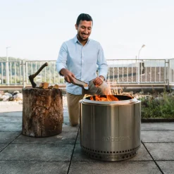 New Bonfire 2.0 Feuerschale mit Standfuß, Komplett-Set Feuerkörbe & Feuerschalen