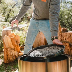 New Bonfire 2.0 Feuerschale mit Standfuß, Komplett-Set Feuerkörbe & Feuerschalen