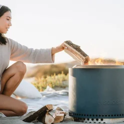 New Bonfire 2.0 Feuerschale mit Standfuß, Komplett-Set Feuerkörbe & Feuerschalen