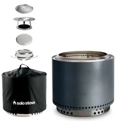 New Bonfire 2.0 Feuerschale mit Standfuß, Komplett-Set Feuerkörbe & Feuerschalen