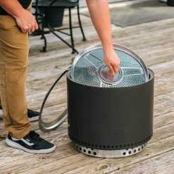 New Bonfire 2.0 Feuerschale mit Standfuß, Komplett-Set Feuerkörbe & Feuerschalen