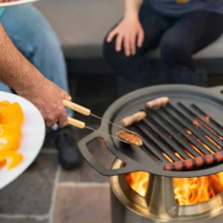 Best Ranger Gusseisen-Grillrost mit Aufsatz Feuerkörbe & Feuerschalen|Grills & Pizzaöfen